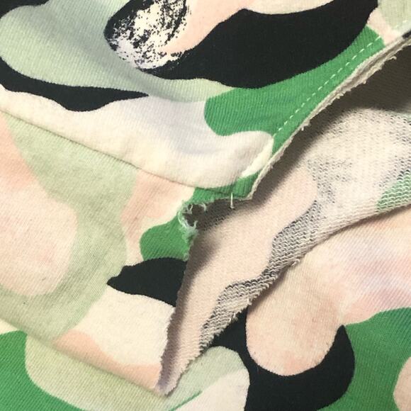 Nordstrom Open Edit Green Pink Black Astract Camo Muscle Tank Top Size XS - Picture 10 of 11